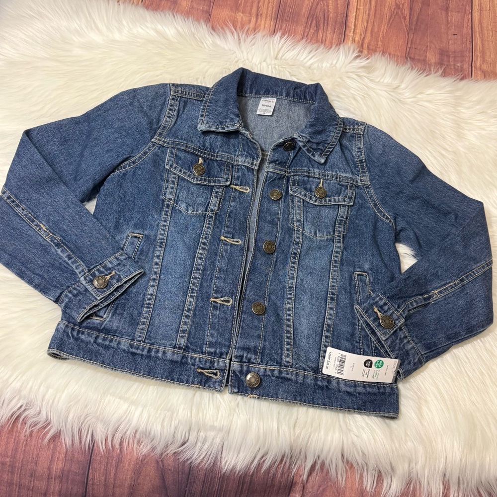 Carter’s Kid Denim Jacket Size 10/10A *New With Tags*